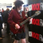 ACDC fans queuing at Britomart this morning gave some light relief 