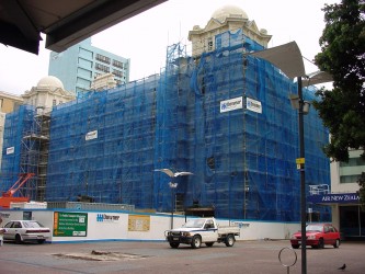 Britomart being built. It won't be going any further anytime soon.