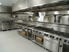 The kitchen facilities new & shiny
