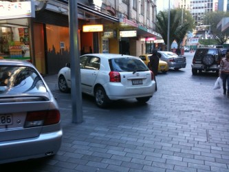 DARBY ST: Photos reveal it wasn't a shared space but a carpark