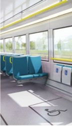 Graphic of what the new trains may look like inside